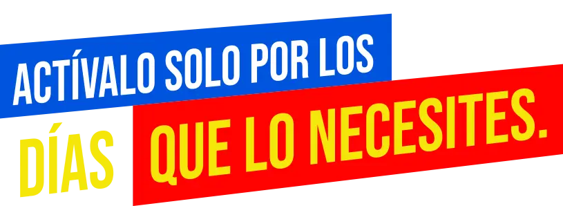 Actívalo solo cuando lo necesites